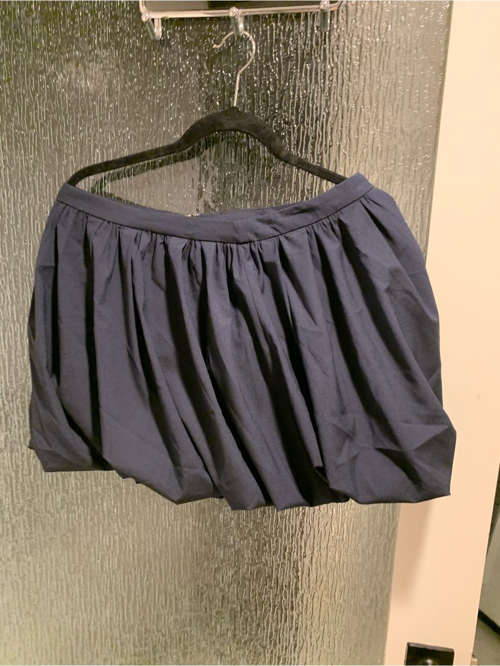 Women’s Navy Blue Bubble Skirt